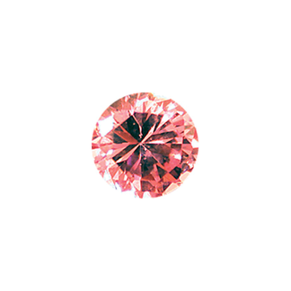 Zirkonia 4,00 mm rosa rund 5 stk
