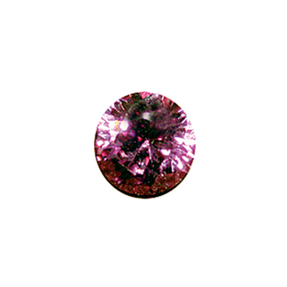 Zirkonia 4,00 mm mørk lilla rund 5 stk