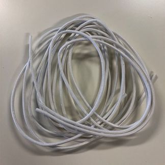 Lærtråd hvit 2 mm