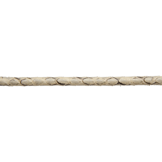 Lærtråd pyton 4 mm beige