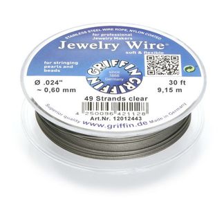 Wire plastbelagt 0,6 mm 9,15 m 49 tråder
