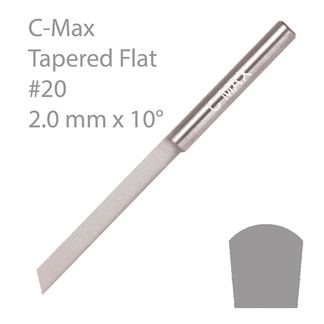 GRS C-Max flat stikkel konisk 2,0 mm x 10° QC