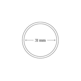 Kapsel for mynt Ø31 mm