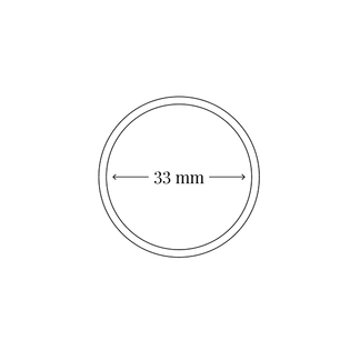 Kapsel for mynt Ø33 mm