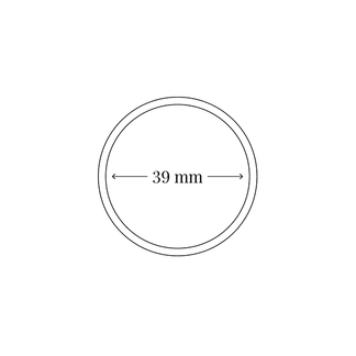 Kapsel for mynt Ø 39 mm