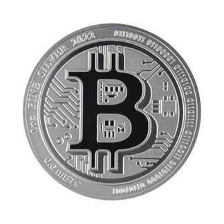 1 oz Bitcoin Sølvmynt
