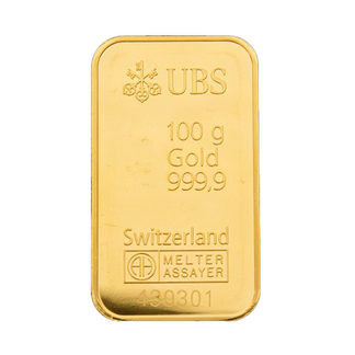 Fintgullbarre UBS 100 g