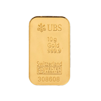 Fintgullbarre UBS 10 g