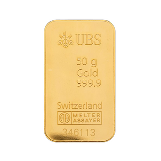 Fintgullbarre UBS 50 g