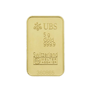 Fintgullbarre UBS 5 g